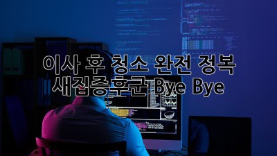 🏠✨ 이사 후 청소 완전 정복! 새집증후군 Bye Bye 👋